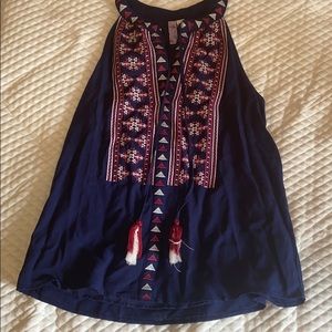 Francesca’s patterned tank top